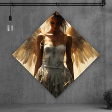 Lade das Bild in den Galerie-Viewer, Poster Engelsporträt in mystischer Atmosphäre Raute