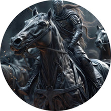 Lade das Bild in den Galerie-Viewer, Aluminiumbild Epische Schlacht mittelalterlicher Ritter Kreis