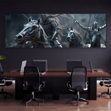 Lade das Bild in den Galerie-Viewer, Acrylglasbild Epische Schlacht mittelalterlicher Ritter Panorama