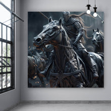 Lade das Bild in den Galerie-Viewer, Poster Epische Schlacht mittelalterlicher Ritter Quadrat