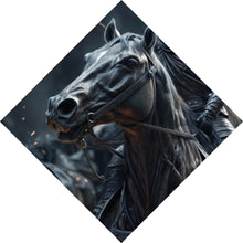 Lade das Bild in den Galerie-Viewer, Aluminiumbild Epische Schlacht mittelalterlicher Ritter Raute