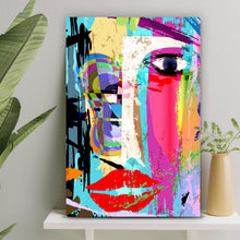 Lade das Bild in den Galerie-Viewer, Poster Face Abstract Art Hochformat