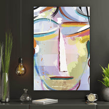 Lade das Bild in den Galerie-Viewer, Acrylglasbild Face Abstract Art No.3 Hochformat