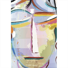 Lade das Bild in den Galerie-Viewer, Acrylglasbild Face Abstract Art No.3 Hochformat