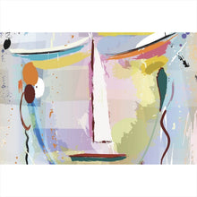 Lade das Bild in den Galerie-Viewer, Acrylglasbild Face Abstract Art No.3 Querformat
