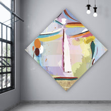 Lade das Bild in den Galerie-Viewer, Spannrahmenbild Face Abstract Art No.3 Raute