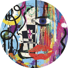 Lade das Bild in den Galerie-Viewer, Aluminiumbild gebürstet Face Abstract Art No.4 Kreis