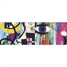 Lade das Bild in den Galerie-Viewer, Leinwandbild Face Abstract Art No.4 Panorama