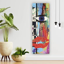 Lade das Bild in den Galerie-Viewer, Poster Face Abstract Art No.4 Panorama Hoch