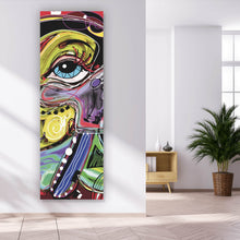 Lade das Bild in den Galerie-Viewer, Leinwandbild Face Abstract Art No.5 Panorama Hoch