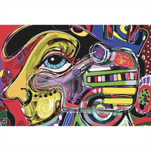 Lade das Bild in den Galerie-Viewer, Acrylglasbild Face Abstract Art No.5 Querformat