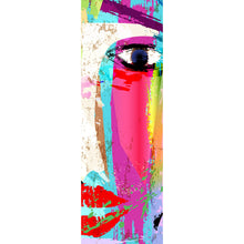 Lade das Bild in den Galerie-Viewer, Aluminiumbild gebürstet Face Abstract Art Panorama Hoch