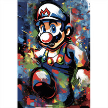 Lade das Bild in den Galerie-Viewer, Acrylglasbild Farbenfroher Mario Pop Art Hochformat