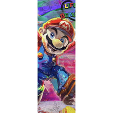 Lade das Bild in den Galerie-Viewer, Poster Farbenfrohes Mario Kunstwerk Panorama Hoch