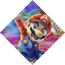 Lade das Bild in den Galerie-Viewer, Poster Farbenfrohes Mario Kunstwerk Raute