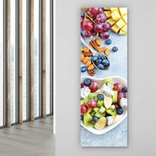 Lade das Bild in den Galerie-Viewer, Poster Farbenfrohes Obstarrangement Panorama Hoch