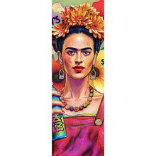 Lade das Bild in den Galerie-Viewer, Aluminiumbild Frida Flowers Pop Art Panorama Hoch