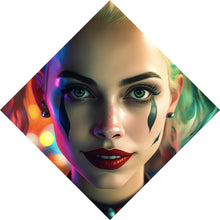 Lade das Bild in den Galerie-Viewer, Spannrahmenbild Farbenfrohes Portrait Harley Raute