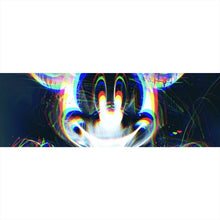 Lade das Bild in den Galerie-Viewer, Acrylglasbild Farbige Röntgen Darstellung einer Cartoon Maus Panorama