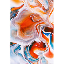 Lade das Bild in den Galerie-Viewer, Acrylglasbild Fluid Art Explosion Hochformat