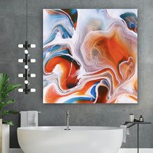 Lade das Bild in den Galerie-Viewer, Poster Fluid Art Explosion Quadrat