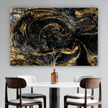 Lade das Bild in den Galerie-Viewer, Poster Fluid Art Marmor Farbe Querformat