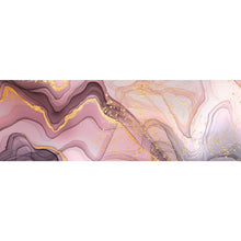Lade das Bild in den Galerie-Viewer, Leinwandbild Fluid Art Rose Panorama