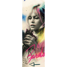 Lade das Bild in den Galerie-Viewer, Leinwandbild Französische Film Ikone im Graffiti Stil Panorama Hoch