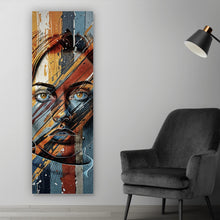 Lade das Bild in den Galerie-Viewer, Poster Frauenporträt Modern Art Panorama Hoch