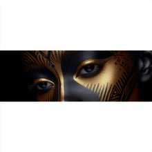 Lade das Bild in den Galerie-Viewer, Poster Frauenporträt Tribal Modern Art Panorama