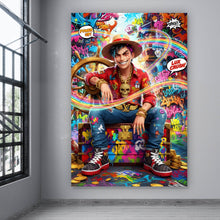 Lade das Bild in den Galerie-Viewer, Spannrahmenbild Frecher Luxus Junge Hochformat