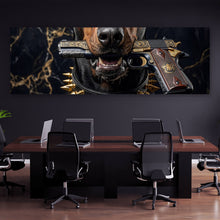 Lade das Bild in den Galerie-Viewer, Aluminiumbild Furchtloser Dobermann Panorama