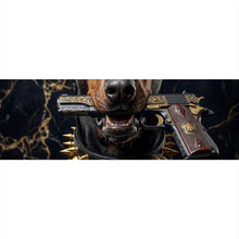 Lade das Bild in den Galerie-Viewer, Poster Furchtloser Dobermann Panorama