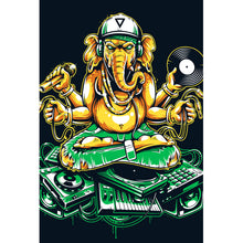 Lade das Bild in den Galerie-Viewer, Poster Ganesha Dj Hochformat