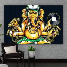 Lade das Bild in den Galerie-Viewer, Poster Ganesha Dj Querformat