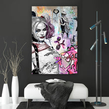 Lade das Bild in den Galerie-Viewer, Poster Harley mit Panther Pop Art Hochformat