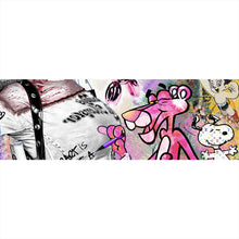 Lade das Bild in den Galerie-Viewer, Poster Harley mit Panther Pop Art Panorama
