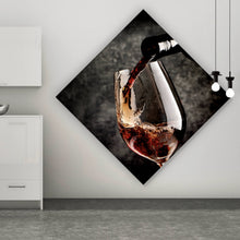 Lade das Bild in den Galerie-Viewer, Poster Genussvoller Rotwein Raute