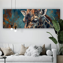 Lade das Bild in den Galerie-Viewer, Acrylglasbild Giraffe genießt Bier Panorama