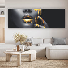 Lade das Bild in den Galerie-Viewer, Poster Goldene Lippen Panorama