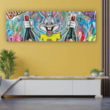 Lade das Bild in den Galerie-Viewer, Poster Hase in Feierlaune Panorama