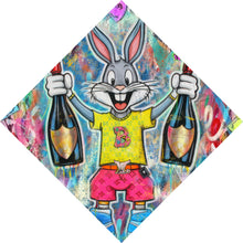 Lade das Bild in den Galerie-Viewer, Poster Hase in Feierlaune Raute