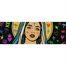 Lade das Bild in den Galerie-Viewer, Spannrahmenbild Heilige Maria als buntes Pop Art Panorama