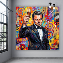 Lade das Bild in den Galerie-Viewer, Poster Ikonische Feier Cheers Pop Art Quadrat