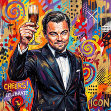 Lade das Bild in den Galerie-Viewer, Poster Ikonische Feier Cheers Pop Art Quadrat