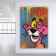 Lade das Bild in den Galerie-Viewer, Aluminiumbild gebürstet Ikonisches Pop Art mit Spraydose Hochformat