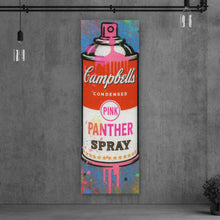 Lade das Bild in den Galerie-Viewer, Leinwandbild Ikonisches Pop Art mit Spraydose Panorama Hoch