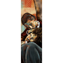 Lade das Bild in den Galerie-Viewer, Poster Innige Umarmung eines Paares Panorama Hoch