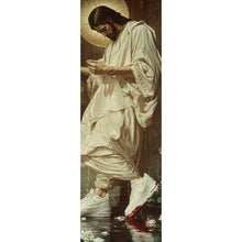 Lade das Bild in den Galerie-Viewer, Poster Jesus läuft mit Sneakern über Wasser Panorama Hoch