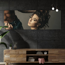 Lade das Bild in den Galerie-Viewer, Aluminiumbild Junges Paar in erotischer Pose Panorama